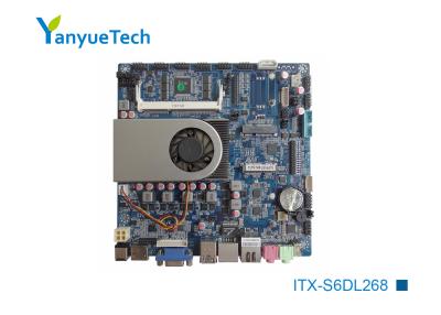 China Micro cartão-matriz do servidor do Itx ITX-S6DL268 para a fonte do processador central da série i3 i5 i7 de Intel Skylake U à venda