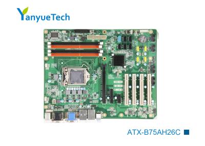 China ATX-B75AH26C Industrial ATX Motherboard / Intel Chip Intel@ PCH B75 2 LAN 6 COM 12 USB 7 Slot 4 PCI for sale