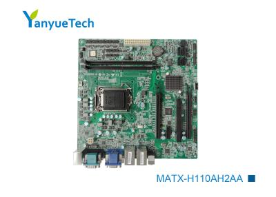 China MATX-H110AH2AA Intel Micro ATX Motherboard / 2 LAN 10 COM 10 USB 4 Slot 1 PCI Msi H110 Pro Lga for sale