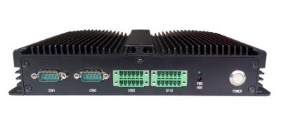 China Fanless Box PC 4 LAN Embedded Industrial Computer 8 Bit GPIO Intel 4th I3 I5 I7 CPU for sale