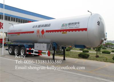 China 58.5cbm Sulfur Dioxide butadiene lpg semi trailer for Propane dimethyl ether liquid for sale