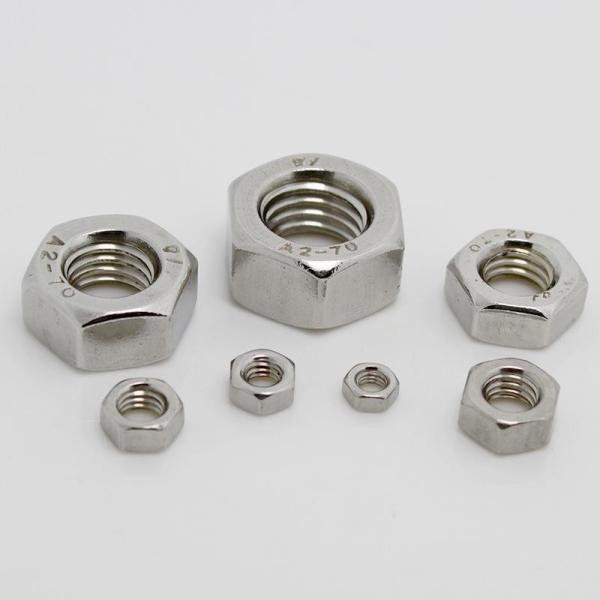 Quality Carbon Steel Stainless Steel 304 316 DIN934 ASTM 18.2.2 Hex Jam Nuts with ZINC for sale