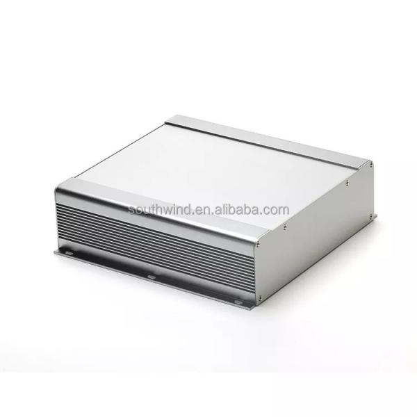 Quality Inspection-Ready Aluminum Enclosure for Electronic Power Amplifiers in Any Color for sale