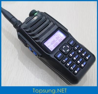 China 10W high power dual band VHF UHF radio transceiver for sale