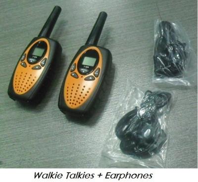 Chine T628 orange badine le meilleur casque de talkie-walkie à vendre