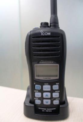 China Icom M34 Floating handie talkie walkie radio IC-M34 marine VHF transceiver for sale