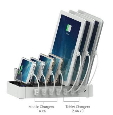 Chine Fast Charging multi port USB phone charger 7 Ports Station Dock Stand Holder For iPhone X 8 7 6 6S 5 Samsung xiaomi redm à vendre