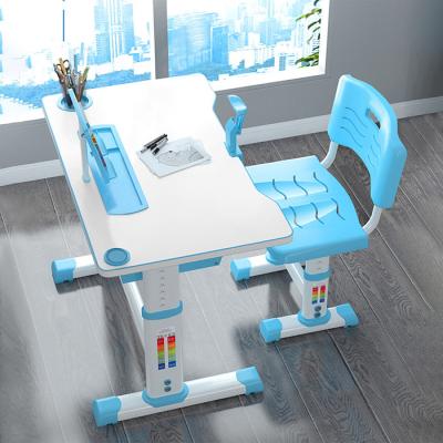 China Height Adjustable student reading table and chair with Post Frames Ao feng for sale