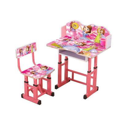 China 2-Piece Children'S Study Desk And Chair Set Kids Playroom Furniture 700x380mm for sale