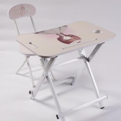 China 60x40CM Foldable Study Chair And Table For Students Metal Folding for sale
