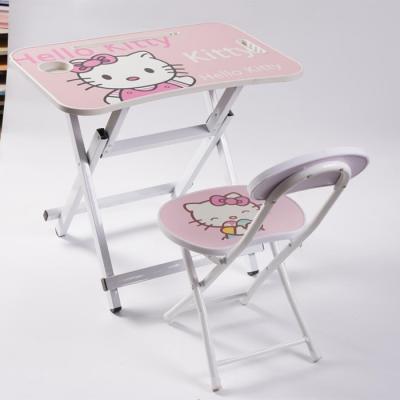 China Kids Study Table With Chair For Students Foldable Furniture 22.83
