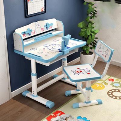 China Adjustable Height Children'S Reading Table And Chair Set With Storage 74CM for sale