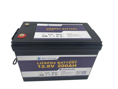 China Bely 12V 200AH Battery For Yacht , Energy Storage / Base Station Solar LiFePo4 Battery for sale