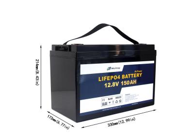 中国 ゴルフ カートのためのセリウムMSDS 12V 150AHの再充電可能なLiFePO4電池 販売のため