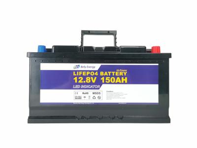 China LED 12V 150Ah LiFePo4 Battery Home Solar Energy Storage System Battery for sale