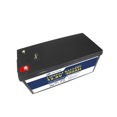 China LED LiFePO4 12V 300Ah Energy Storage System Lithium Ion Battery for sale