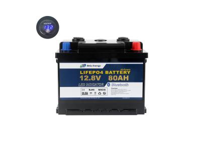 Chine Rechargeable 12V LiFePo4 Battery 12V 80Ah Led Light Lithium Battery ,  for Electric tricycle à vendre