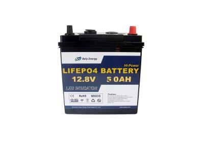 China a bateria do fosfato do ferro do lítio de 12V 50Ah Lifepo4 embala para o passeio em carrinhos do golfe à venda