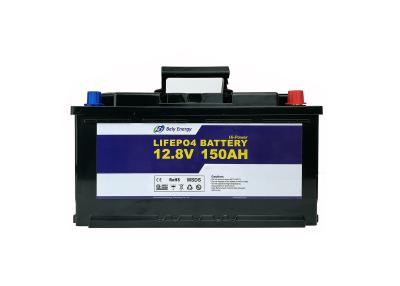 China Marine Electric Tricycle 12V 150Ah Lifepo4 Battery Lithium Ion Battery For Motorhome for sale