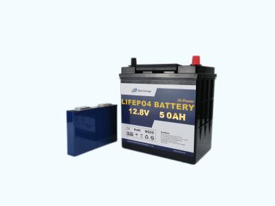 China Yachit 50Ah Lithium Ion Battery Pack 12V LiFePo4 Battery With LED Indictor for sale
