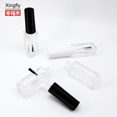 China Custom 8ml Gel Polish Bottle Glass Painted / Coated Colors for sale
