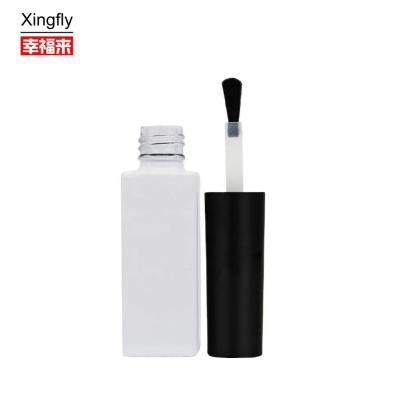 China Cosmetic 8ml Nail Polish Bottle Bulk Empty With Cap And Brush for sale