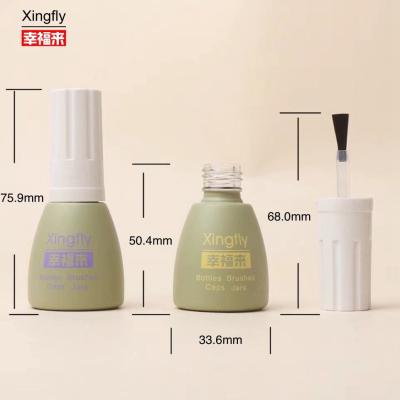 China OEM botella de esmalte de uñas de 12 ml Dupont Brush Botella redonda de esmalte de uñas en venta