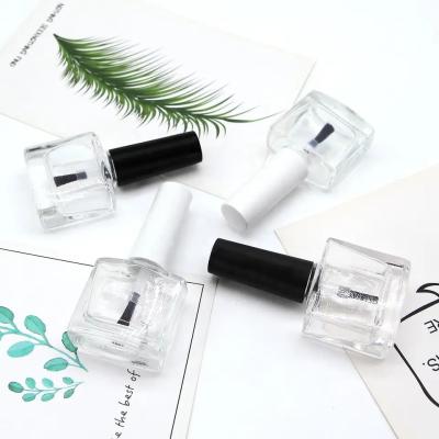 China Glass 5ml Uv Nail Polish Bottle Silk Printing with Paper label for sale