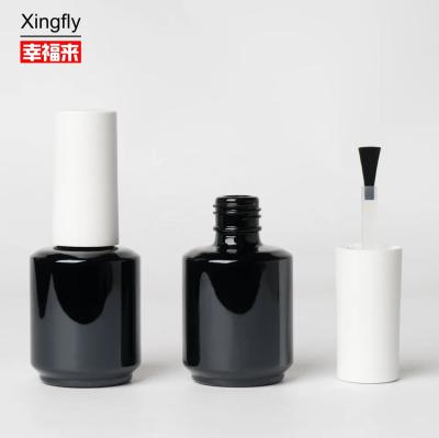 China Cap With Brush 5ml Nail Polish Bottle  Multicapacity Multicolor for sale