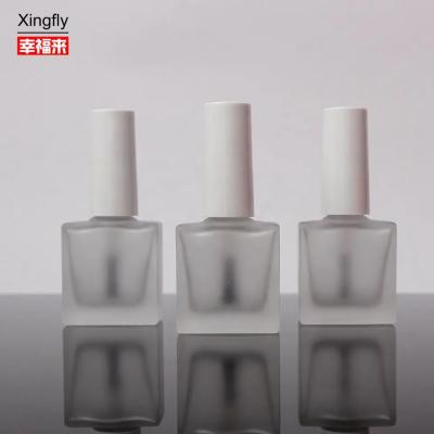 China 8 ml de esmalte de unhas quadrado, frasco de cor personalizada, revestimento espesso, estampagem a quente à venda