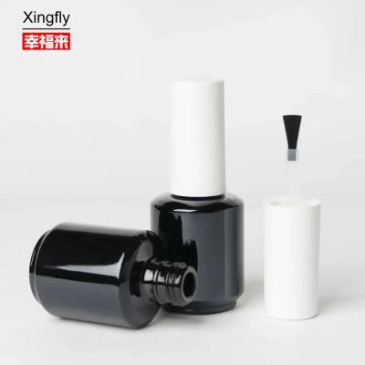China Impresión de seda Botellas de cristal vacío de esmalte para uñas 10 ml Superficies con recubrimiento por aerosol en venta