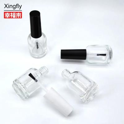 China Screen Printing Cosmetic Nail Polish Bottle Container 10ml  REACH Certification for sale