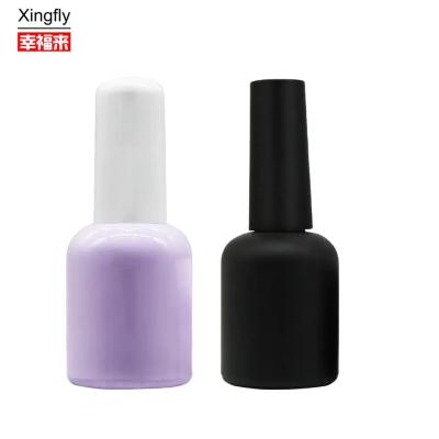 China Glass Empty Bottle Nail Polish Cosmetic Packing With Glass Dropper Cap for sale