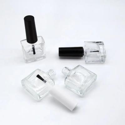 China Spray Coating Clear Nail Polish Bottle Customizable Logo SGS for sale