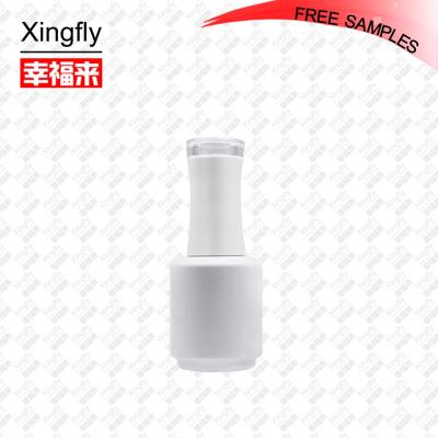 China Round Empty Nail Polish Container Bottles Coating Customized Logo for sale