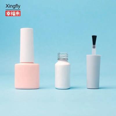 China Glass Empty Nail Polish Container with Coating Surface Handling for sale