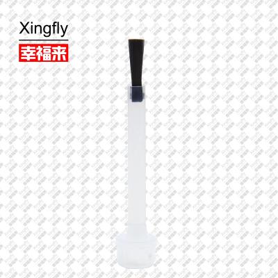 China Flat Gel Nail Polish Brush Screw Cap Plastic Material For Bottles for sale