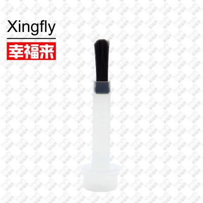 China Zwarte nagellakborstels Voor nagellak PE Plastic Nylon materiaal Te koop