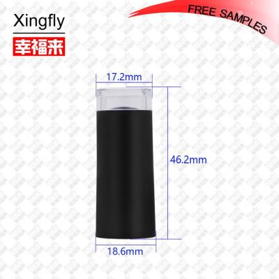 中国 プラスチックネイルポーチキャップ 18.6mmx17.2mm 輝くマット表面 販売のため
