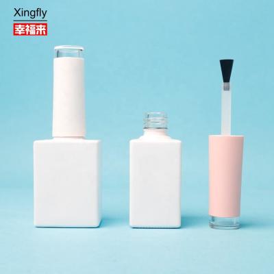 China 15ml Nail Polish Xingfly Empty Glass Bottles With Brush And Plastic Cap for sale