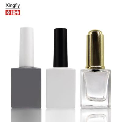 China Capa de plástico transparente Polvo de uñas botella clara color personalizado en venta
