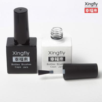 China 15ml Capacity Empty Nail Polish Bottles Round Logo Printing For nail art for sale