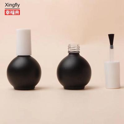China Smooth Surface 5ml Nail Polish Bottle Multicolor Glass Base Material for sale