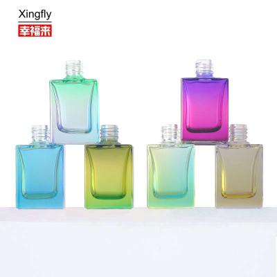 China Elegant Glass Material Gel Clear Nail Polish Bottle 12ml Capacity for sale