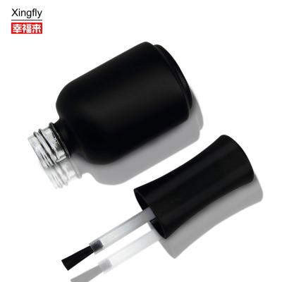 China Logotipo de personalización Botellas de esmalte de uñas de gel Botella de esmalte de gel con tapa y cepillo en venta