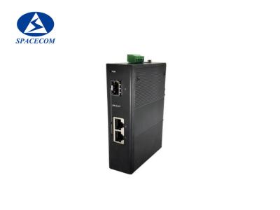 China IPv6 SC Industrial Media Converter 2x10/100base-T + 1x100base-X Sfp for sale