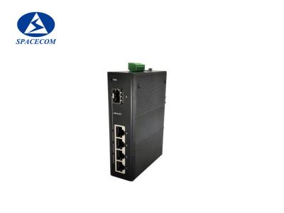 China Duplex IEEE802.3az Fast Ethernet Media Converter 4x10/100Base-T + 1x100Base-X SFP for sale