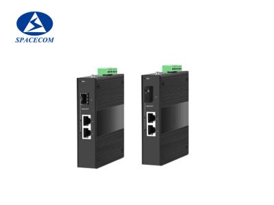 China Convertidor rápido de Ethernet de DC 56V 2x10/100/1000Base-T + 1x1000Base-X SFP en venta
