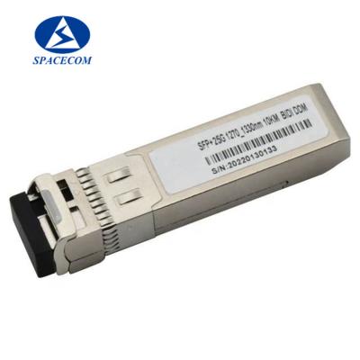 China SFP28 25G BIDI Fiber Optical Transceiver Module 1270nm / 1330nm 10km LC Source SMF for sale