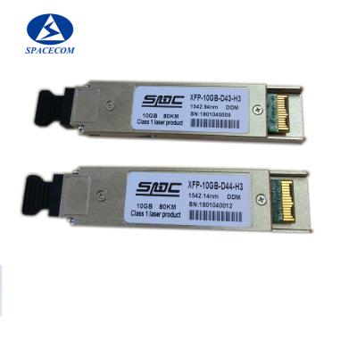 China 10Gb/S Xfp Optical Transceiver DWDM For 80km SMF Connection for sale